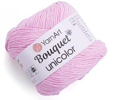 Пряжа Bouqet unicolor Yarnart-3211 рожевий