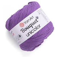 Пряжа Bouqet unicolor Yarnart-3213 фіолетовий