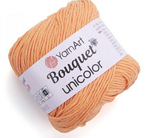 Пряжа Bouqet unicolor Yarnart-3214 померанчевий