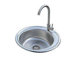 Комплект мийка + змішувач Romzha Sorin Satin A