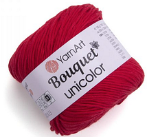 Пряжа Bouqet unicolor Yarnart-3217 червоний