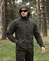 Куртка ветровка с капюшоном тактическая Trajectory c водооталкивающей мембраной Олива