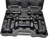 Набір гантелей в кейсі 9 кг. PowerPlay 4121 Fitness Dumbells (2 шт.*1кг. 2 шт.*1,5кг. 2шт.*2кг.), фото 3