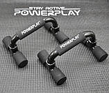 Упори для віджимань PowerPlay 4316 Push Up Bars пластикові (Скошені), фото 10