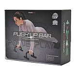 Упори для віджимань PowerPlay 4316 Push Up Bars пластикові (Скошені), фото 11