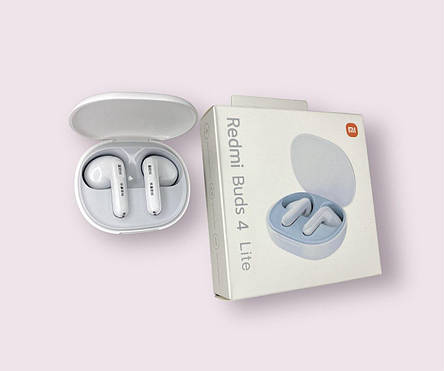 Bluetooth навушники Redmi Buds 4 Lite для Xiaomi White, фото 1