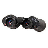 Бінокль Comet AXP111 (10x50) з червоним фільтром (з огляду сонцем) чорний, в чохлі, фото 7