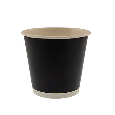 Стакан 110мл чорний глянцевий (50шт/уп)