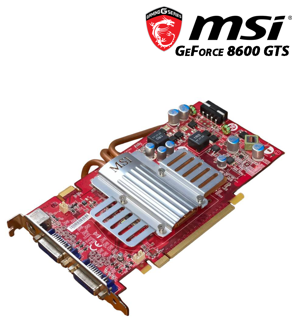 Відеокарта MSI GeForce 8600 GTS/512MB GDDR3, 128-bit/Dual DVI, HDTV