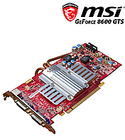 Відеокарта MSI GeForce 8600 GTS/512MB GDDR3, 128-bit/Dual DVI, HDTV