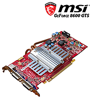 Видеокарта MSI GeForce 8600 GTS/512MB GDDR3, 128-bit/Dual DVI, HDTV
