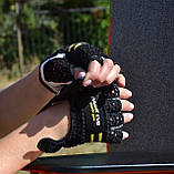 Рукавички для фітнесу Power System PS-2100 Basic EVO Black/Yellow Line M, фото 8