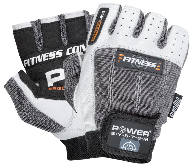 Рукавички для фітнесу Power System PS-2300 Fitness Grey/White M