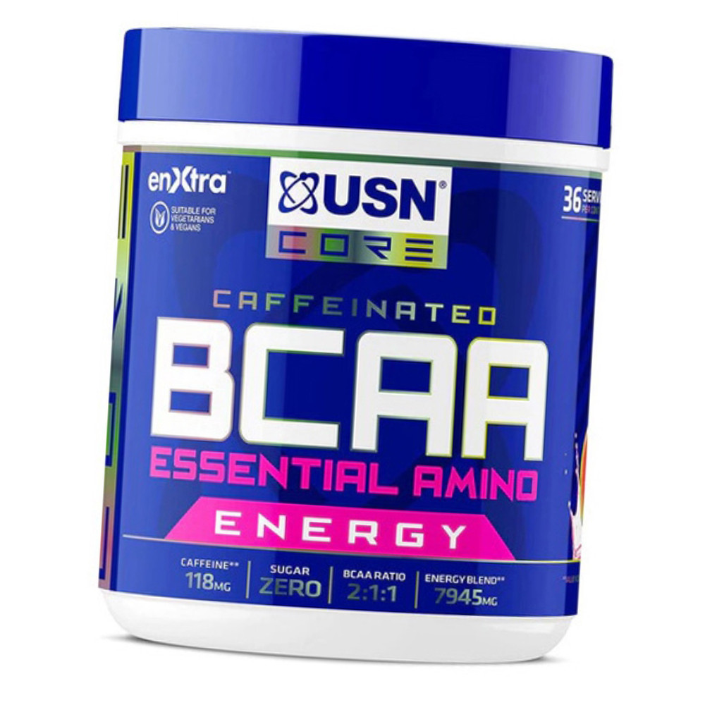 Амінокислоти БЦАА в порошці USN BCAA Power Punch Energy 400г