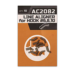 Лінтяйка 10 шт Orange Line aligner for hook №6,8,10