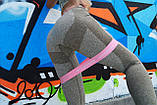 Резинка для фітнесу Power System PS-4061 Flex Loop Light Pink (опір 12кг.), фото 7