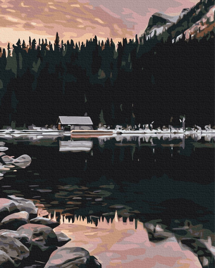 Картина на підрамнику за номерами На краю світу, фото 1