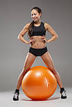 М'яч для фітнесу (фітбол) Power System PS-4018 Ø85 cm PRO Gymball Orange, фото 6