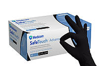 Перчатки Medicom SafeTouch нитриловые черные Black L 100 шт. MYS 16-3204