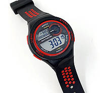 Электронные наручные часы ITaiTek 880. Спорт. Красные вставки. Подсветка и календарь.