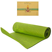 Йогамат килимок для фітнеса та йоги "ProF1" 8мм
