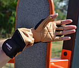 Рукавички для фітнесу MadMax MFG-444 Fitness Brown S, фото 9