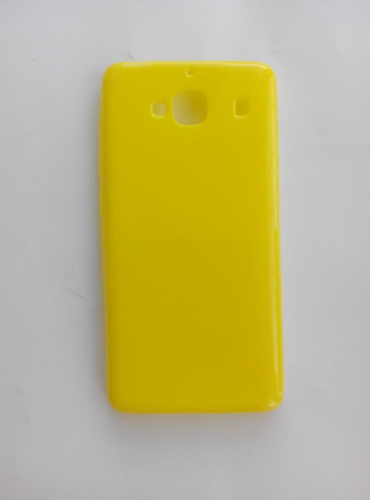 Силіконовий чохол жовтий глянцевий Xiaomi Redmi 2