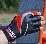 Рукавички для фітнесу MadMax MFG-568 Extreme 2nd edition Black/Red XXL, фото 3