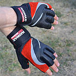 Рукавички для фітнесу MadMax MFG-568 Extreme 2nd edition Black/Red XXL, фото 7