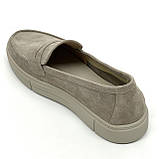 Чоловічі лофери замшеві бежевого кольору Sergio Billini 8091 віз/з розмір 40, фото 5