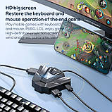 MEMO ZH01 Coverter універсальний ігровий конвертер адаптер перехідник для клавіатури та миші смартфона android, фото 5