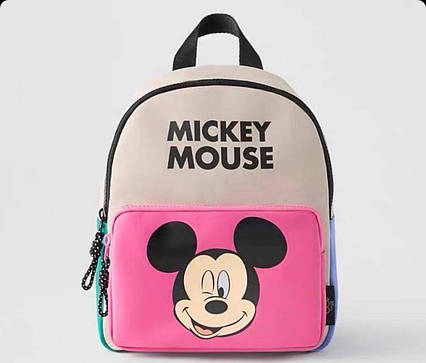 Рюкзак ніжно рожевий з Mickey Mouse