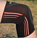 Наколінники Power System PS-6021 Knee Support Evo Black/Orange (пара) M, фото 6