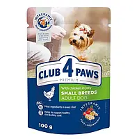 Влажный корм для собак Club 4 Paws Premium pouch 100 г (курица)