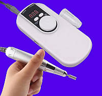 Фрезер для манікюру SG701 портативний з дисплеєм, фрезер на акумуляторі, апарат для манікюру та педикюру