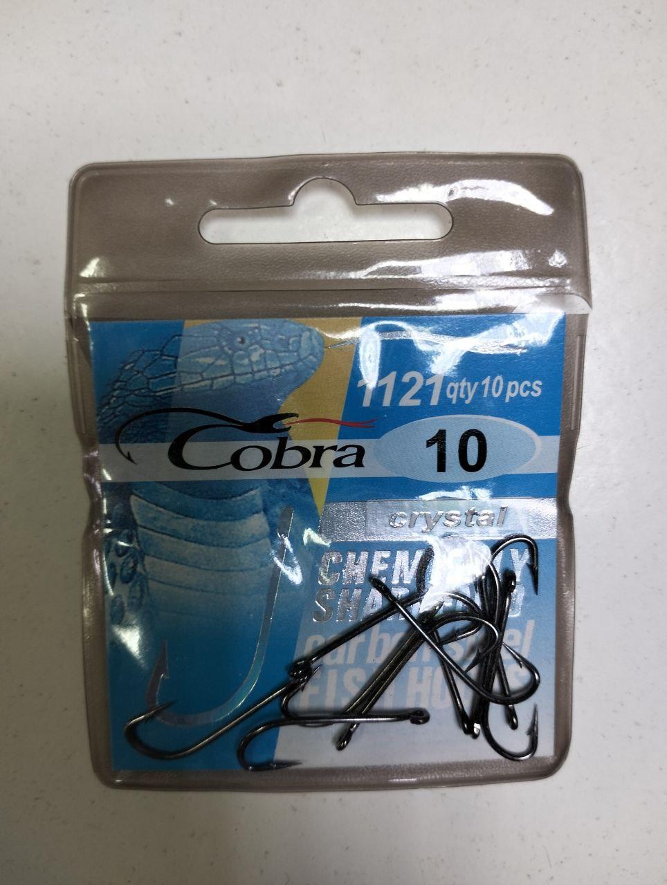 Рибальські гачки Cobra crystal №10