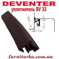 Уплотнитель оконный Deventer SV 33 коричневый