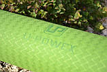 Килимок для йоги та фітнесу U-POWEX TPE Yoga mat Green/Black (183х61х0.6), фото 11