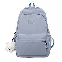 Рюкзак Lesko 633227 Blue 20-35L с брелком подростковый