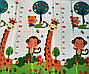 Ігровий термокилимок 2000*1800*8 мм, підлоговий двосторонній бэбипол  в сумці, жираф, ростомір, фото 9