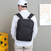 Рюкзак для ноутбука 14" Lesko 2023 Black з USB-роз'ємом міський 1 шт., фото 3