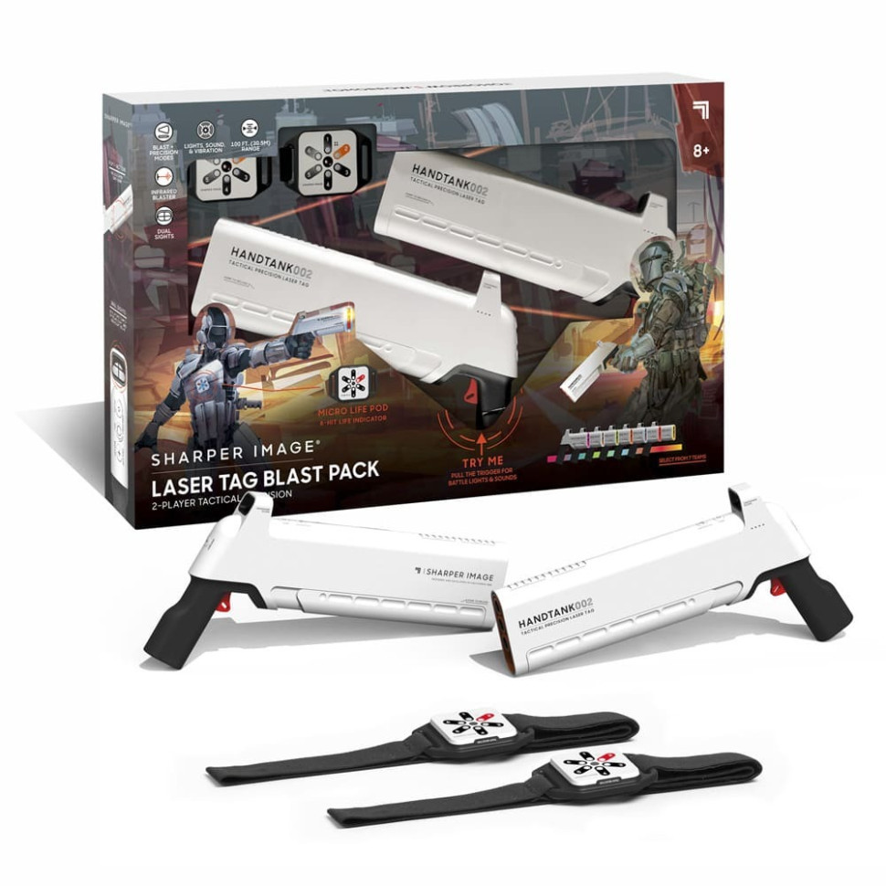 Ігровий набір для лазерних боїв "LASER TAG BLAST PACK" Sharper Image 1214006251 із капсулою-індикатором життя, Toyman