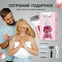 Електрична пемза для ніг, пилка електрична для ніг акумуляторна Машинка для видалення мозолів (CRFF-10), фото 10