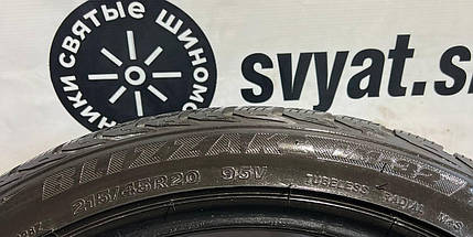 Шини б/у зимові 215/45R20 Bridgestone Blizzak LM-32, фото 5