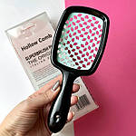 Гребінець для волосся Superbrush Plus Hollow Comb, чорний/м'ятний, фото 3