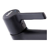 Змішувач для умивальника Haiba Markus 001 Black (HB3971), фото 2