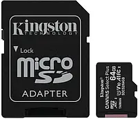 Kingston microSDXC 64GB Canvas Select Plus Class 10 UHS-I U1 V10 A1