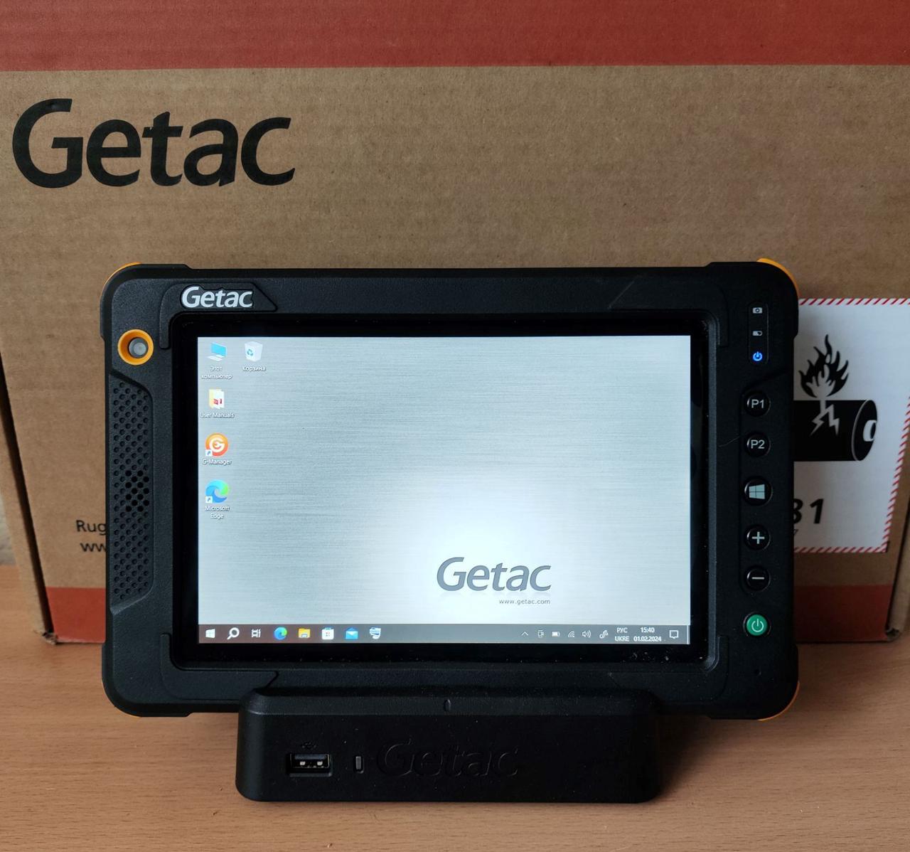 Вибухозахищений планшет Getac EX80 8″IPS Atom x5-Z8350/4GB/128eMMC SSD 2020 рік, фото 1