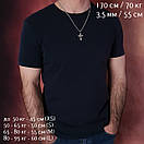 Комплект! Срібний ланцюжок із хрестиком. Чоловічий кулон і цепочка зі срібла 925 50 см, фото 8