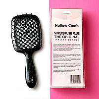 Гребінець для волосся Superbrush Plus Hollow Comb, чорний